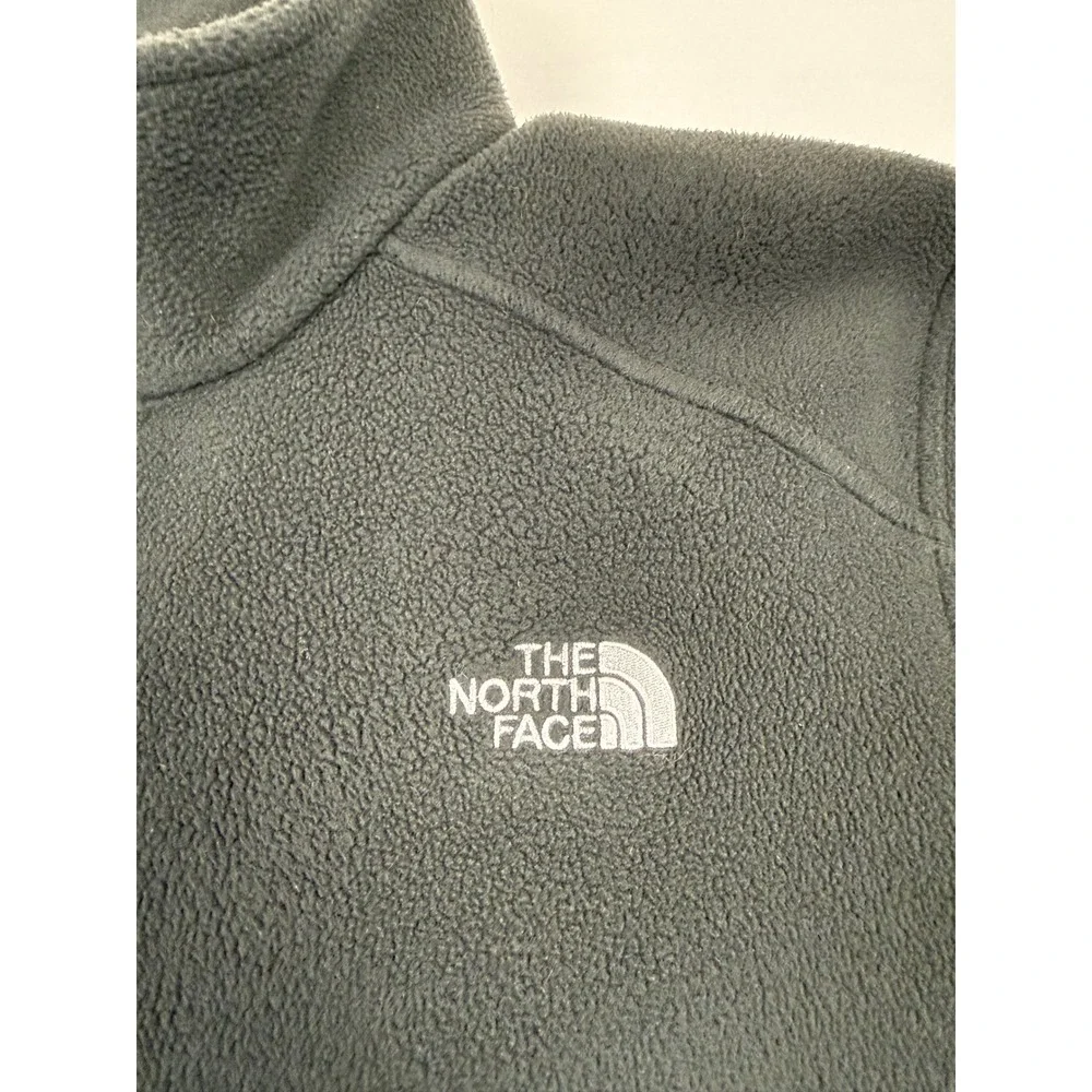The North Face Jacket Men Large Grey Flashdry Fleece Full Zip Long Sleeve Hiking